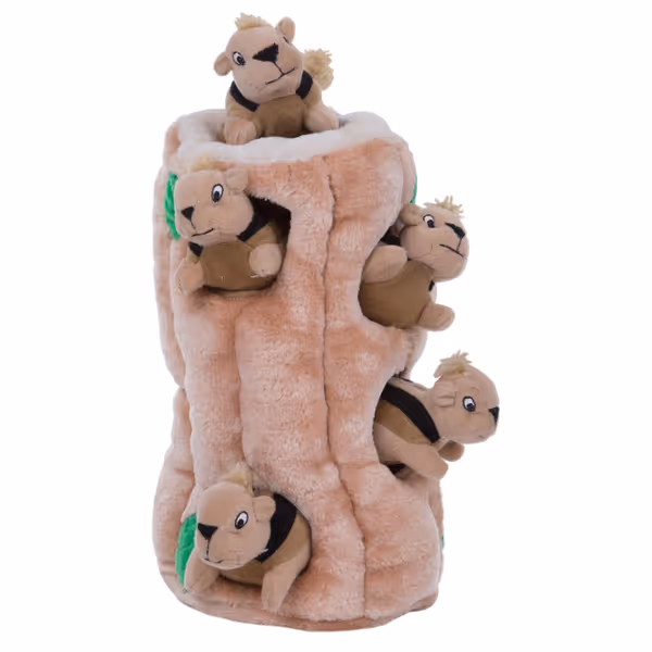 Outward Hound Hide A Squirrel Plush Dog Toy Puzzle